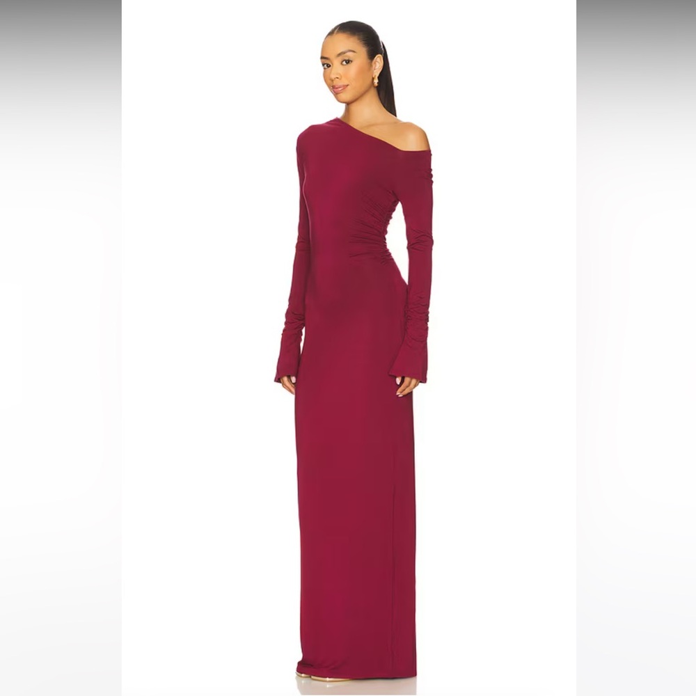 Advice Maxi Dress in Oxblood - Picture 2 of 6